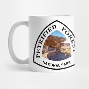 Petrified Forest National Park shield Mug